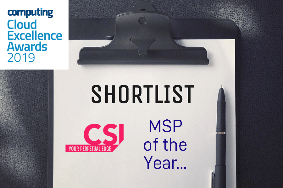CSI shortlisted for awards