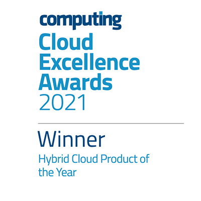 Cloud Excellence Awards 2021 Winner Hybrid Cloud Product of the Year