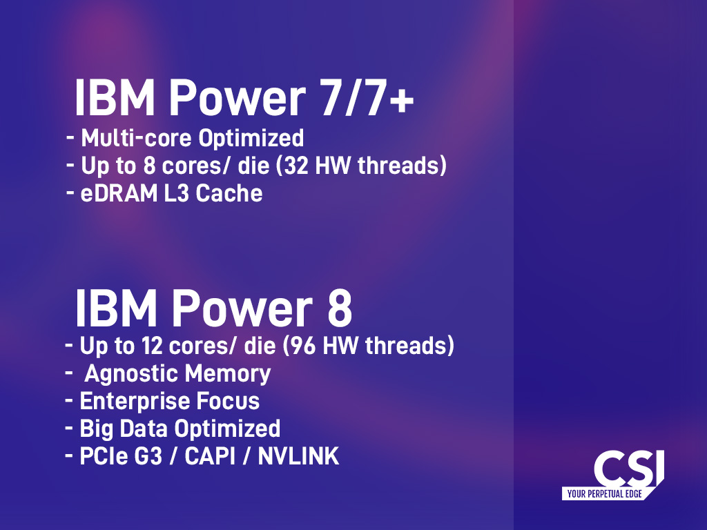 IBM Power 7 processor features 