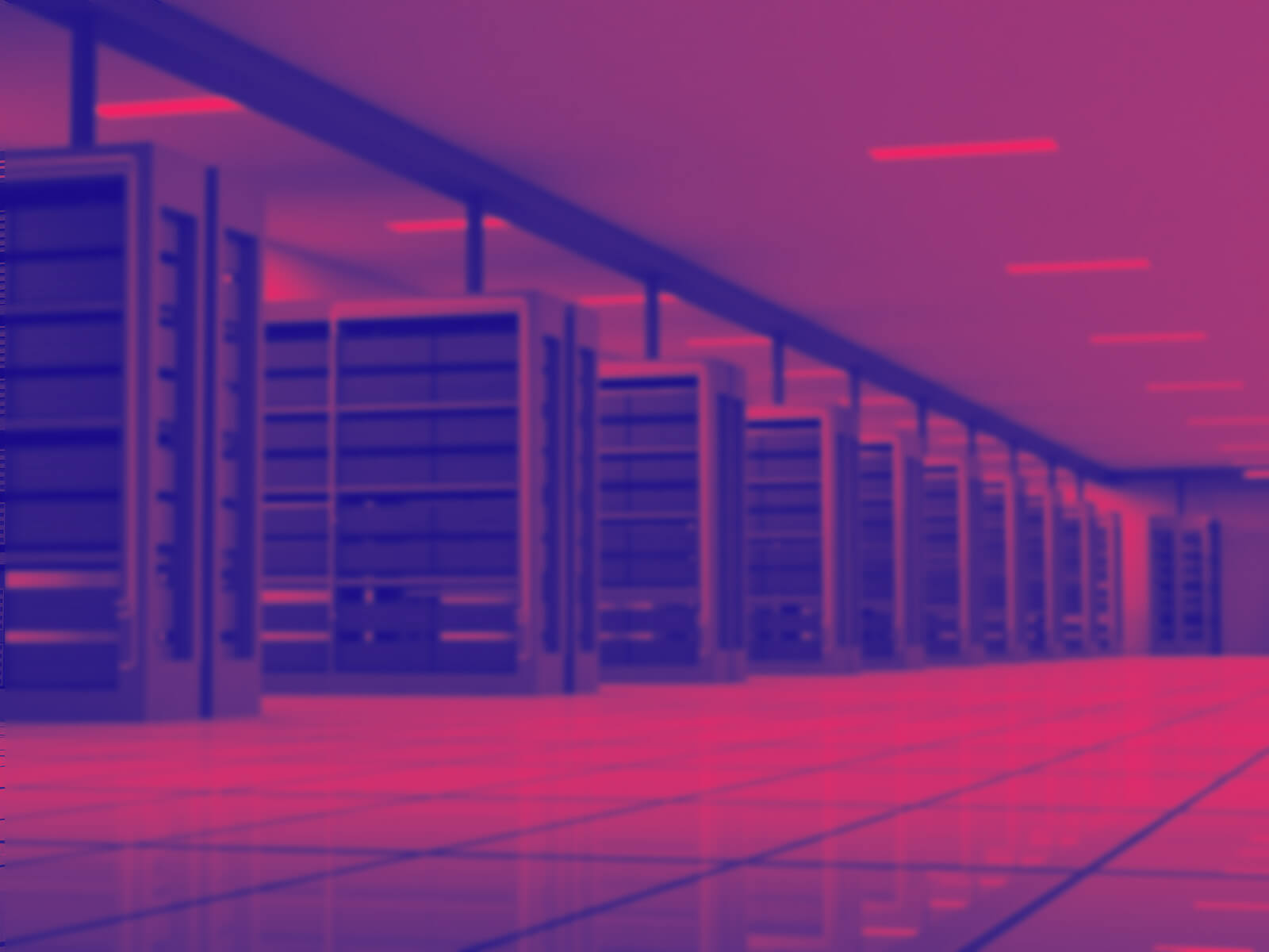 A data centre where information is saved in back up.