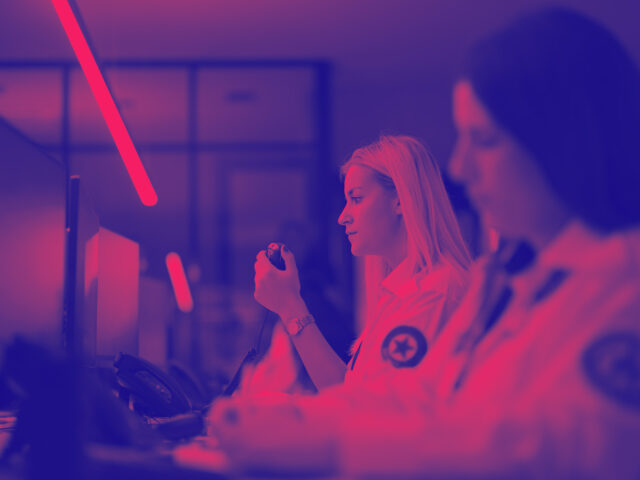 data centre performing threat detection services.