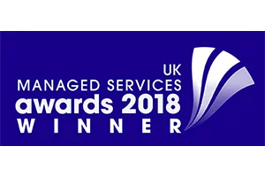 UK Managed Services Awards 2018 winner