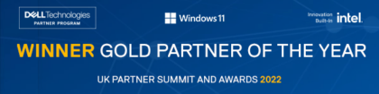 Dell UK Gold Partner of the Year 2022