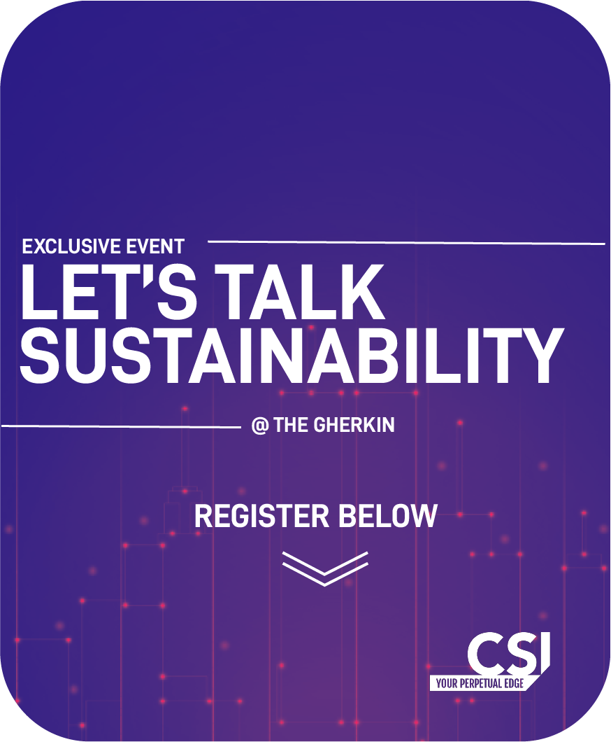 Our latest event is on sustainability, hosted at the Gherkin. 