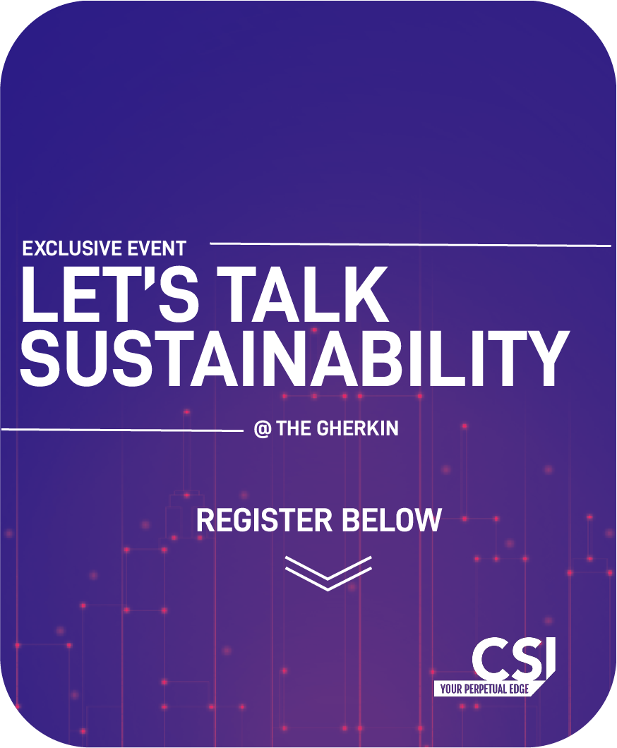 Our latest event is on sustainability, hosted at the Gherkin. 