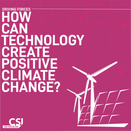 Technology creates positive climate action.