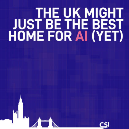 The UK is the home of AI