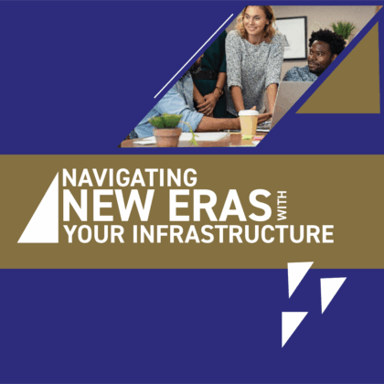 There is a new era of infrastructure.